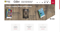 Desktop Screenshot of cider.uniandes.edu.co