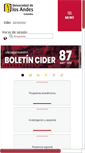 Mobile Screenshot of cider.uniandes.edu.co