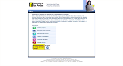 Desktop Screenshot of cuenta.uniandes.edu.co