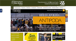 Desktop Screenshot of antropologia.uniandes.edu.co