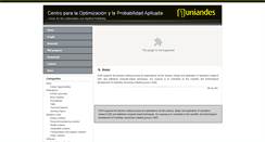 Desktop Screenshot of copa.uniandes.edu.co