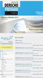 Mobile Screenshot of derechoprivado.uniandes.edu.co