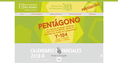 Desktop Screenshot of pentagono.uniandes.edu.co