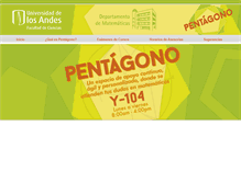 Tablet Screenshot of pentagono.uniandes.edu.co