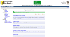 Desktop Screenshot of funes.uniandes.edu.co