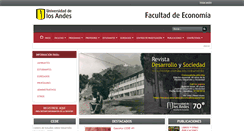 Desktop Screenshot of economia.uniandes.edu.co