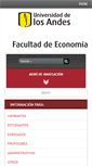 Mobile Screenshot of economia.uniandes.edu.co