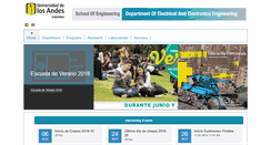 Desktop Screenshot of iee.uniandes.edu.co