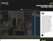 Tablet Screenshot of lidie.uniandes.edu.co