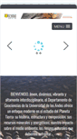 Mobile Screenshot of geociencias.uniandes.edu.co