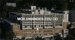 Desktop Screenshot of mox.uniandes.edu.co