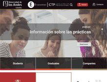 Tablet Screenshot of ctp.uniandes.edu.co