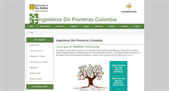Desktop Screenshot of isfcolombia.uniandes.edu.co